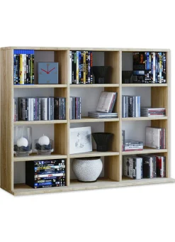 Möbel></noscript>Regal aus Holzstruktur-Nachbildung