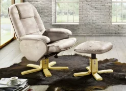 Möbel>Relax-Sessel mit Hocker