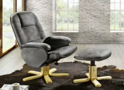 Möbel></noscript>Relax-Sessel mit Hocker