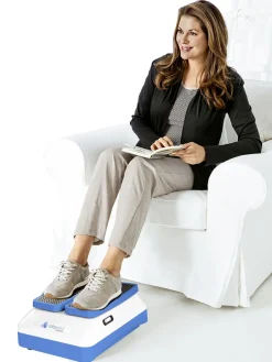 Gesundheit & Pflege|Fitness>Relaxvital Beintrainer bringt Beine und Kreislauf in Schwung WEISS-BLAU