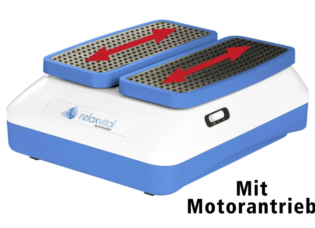 Gesundheit & Pflege|Fitness>Relaxvital Beintrainer bringt Beine und Kreislauf in Schwung WEISS-BLAU