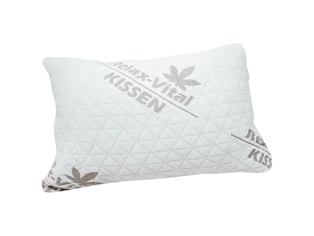 Gesundheit & Pflege|Heimtextilien>Relax-Vital Hanfkissen WEISS-GRAU