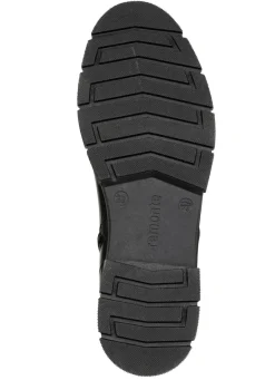 Remonte Schuhe|Damenschuhe></noscript>, modische Damen-Stiefeletten, Winterschuhe, Weite G, mit Reißverschluss SCHWARZ-BRAUN