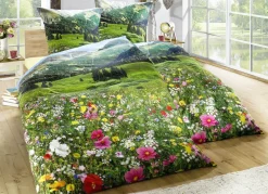 MESANA Heimtextilien>Renforcé Bettwäsche-Garnitur aus 100% Baumwolle BUNT