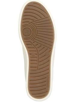 Rieker Herrenschuhe|Schuhe></noscript>Sneaker aus weichem Nappaleder WEISS-CAMEL