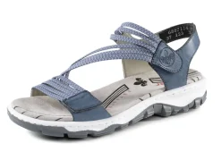 Rieker Schuhe|Damenschuhe>, sportliche Damen-Sandalen, mit zwei Klettspangen