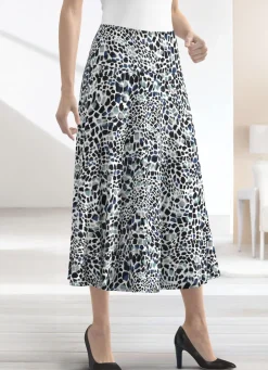 KLAUS MODELLE MADE IN GERMANY Röcke>Rock mit farbbrillantem Druck