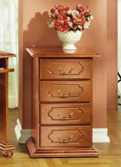 Möbel>Roll-Kommode mit Echtholzfurnier