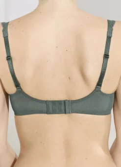 ROSA FAIA Damenwäsche|Wäsche></noscript>Bügel-BH mit elastischer Spitze WACHOLDER