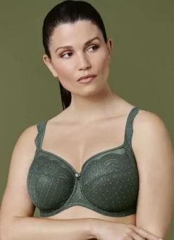 ROSA FAIA Damenwäsche|Wäsche></noscript>Bügel-BH mit elastischer Spitze WACHOLDER