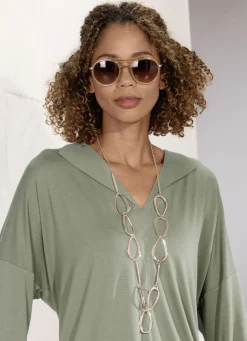 Damen-Modeschmuck>Roségoldfarbene Halskette ROSÉGOLD