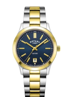 ROTARY Damenuhren></noscript>Quartz-Damenuhr mit Edelstahlbandgehäuse