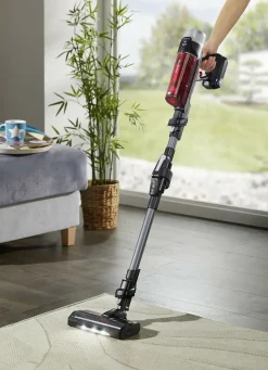 ROWENTA Staubsauger|Technik>RH2078 Akku-Handstaubsauger SCHWARZ-ROT
