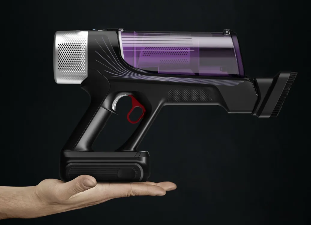 ROWENTA Staubsauger|Technik>RH2038 Akku-Handstaubsauger SCHWARZ-LILA