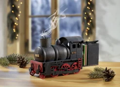 Aus Dem Erzgebirge>Räucher-Dampflok SCHWARZ