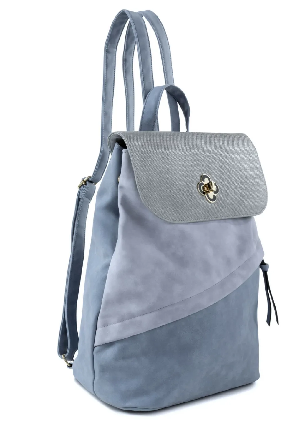 Taschen>Rucksack mit Überschlag und Drehschloss