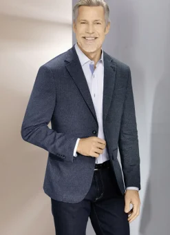 Anzüge & Sakkos>Sakko mit Pattentaschen MARINE