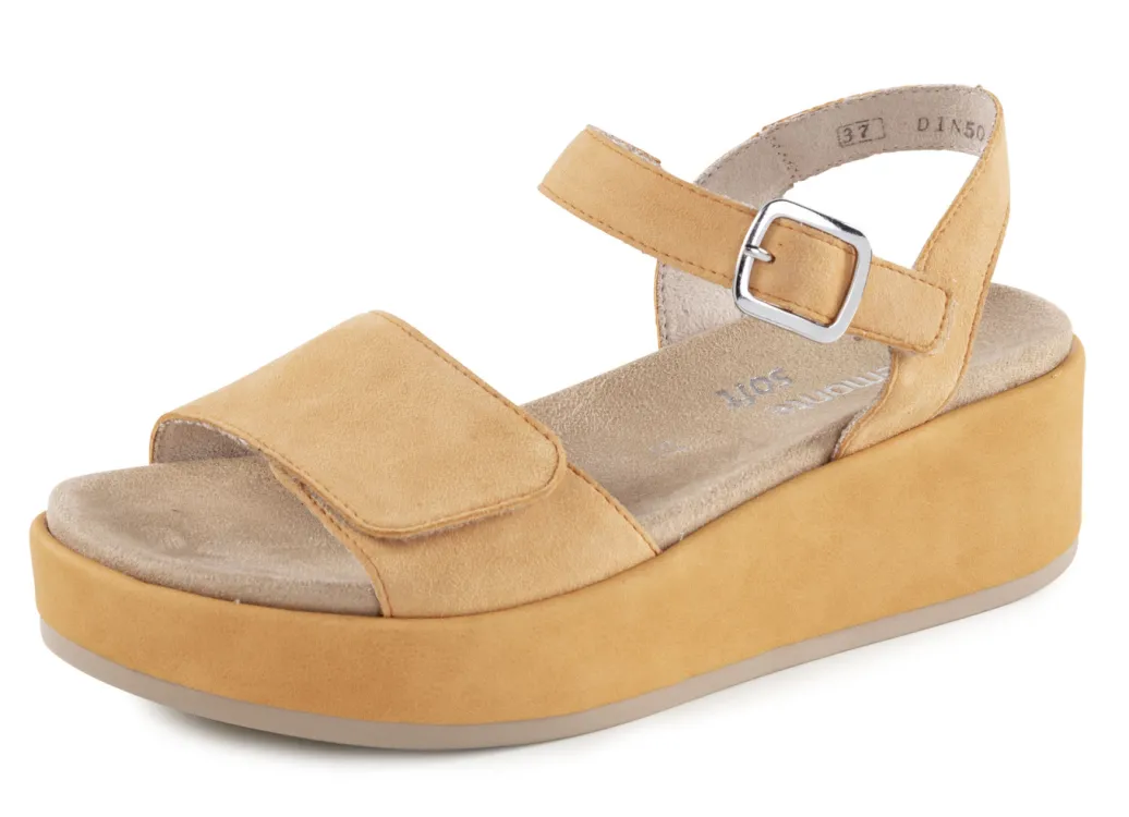 Remonte Schuhe|Damenschuhe>Sandale aus Samtveloursleder