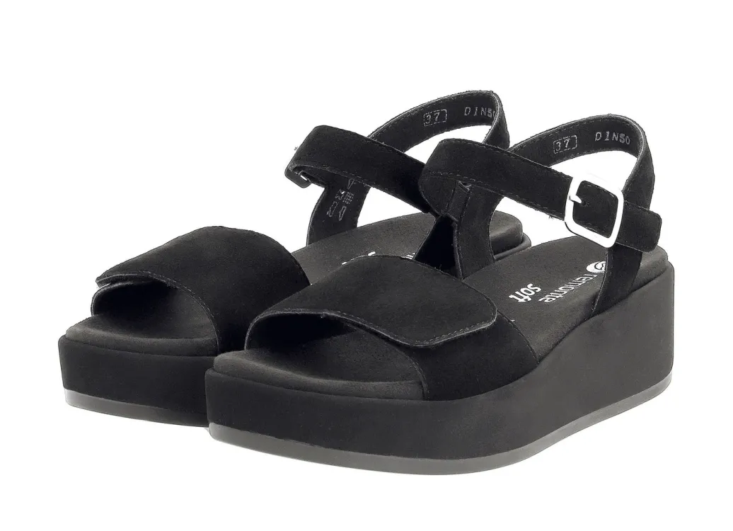 Remonte Schuhe|Damenschuhe>Sandale aus Samtveloursleder