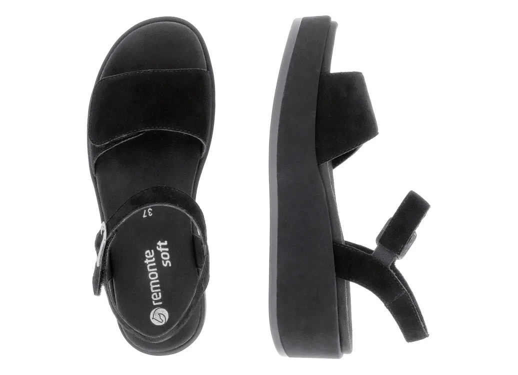 Remonte Schuhe|Damenschuhe>Sandale aus Samtveloursleder