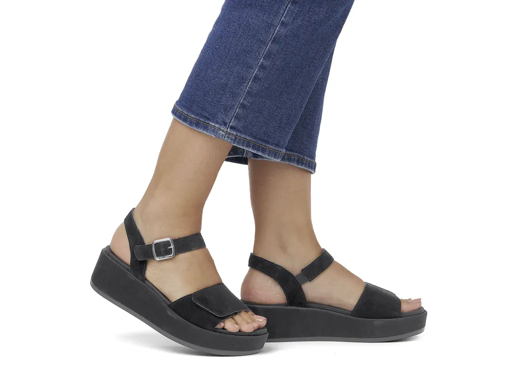 Remonte Schuhe|Damenschuhe>Sandale aus Samtveloursleder