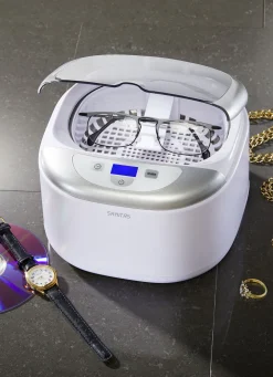 SANITAS Reinigung>Ultraschallreiniger WEISS-SILBER