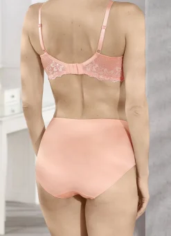 SASSA Wäsche|Damenwäsche></noscript>Bügel-BH aus elastischer Spitze PFIRSICH