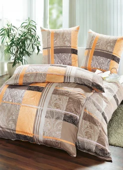 MESANA Heimtextilien>Satin Bettwäsche-Garnitur