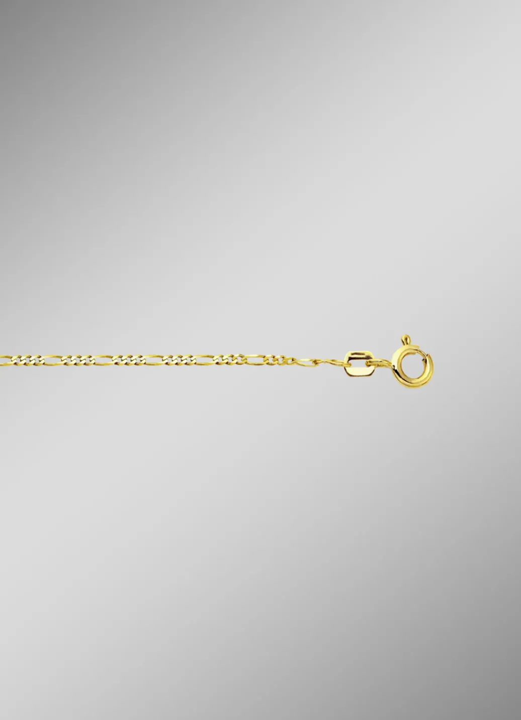 Damen-Goldschmuck>Schicke Figarokette aus Gold