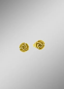 Damen-Goldschmuck>Schicke Ohrstecker Rose