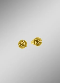 Damen-Goldschmuck>Schicke Ohrstecker Rose