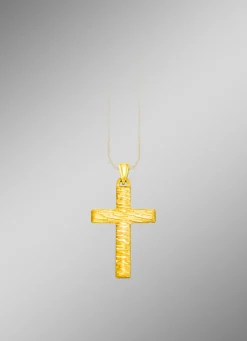 Damen-Goldschmuck>Schicker Kreuz-Anhänger