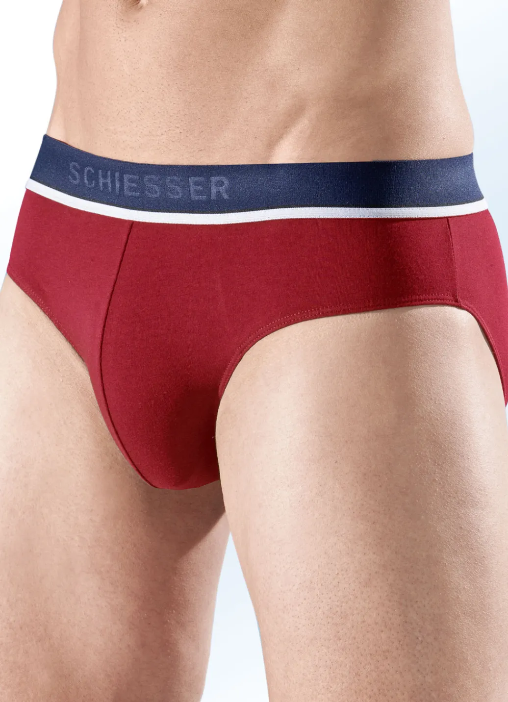 SCHIESSER Herrenwäsche|Wäsche>Dreierpack Slips aus Feinjersey