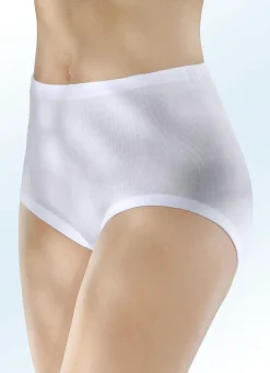 SCHIESSER Damenwäsche|Wäsche>Starlet-Fünferpack Slips WEISS