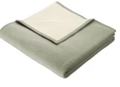 BOCASA Heimtextilien>Schlafdecke mit Veloursbandeinfassung