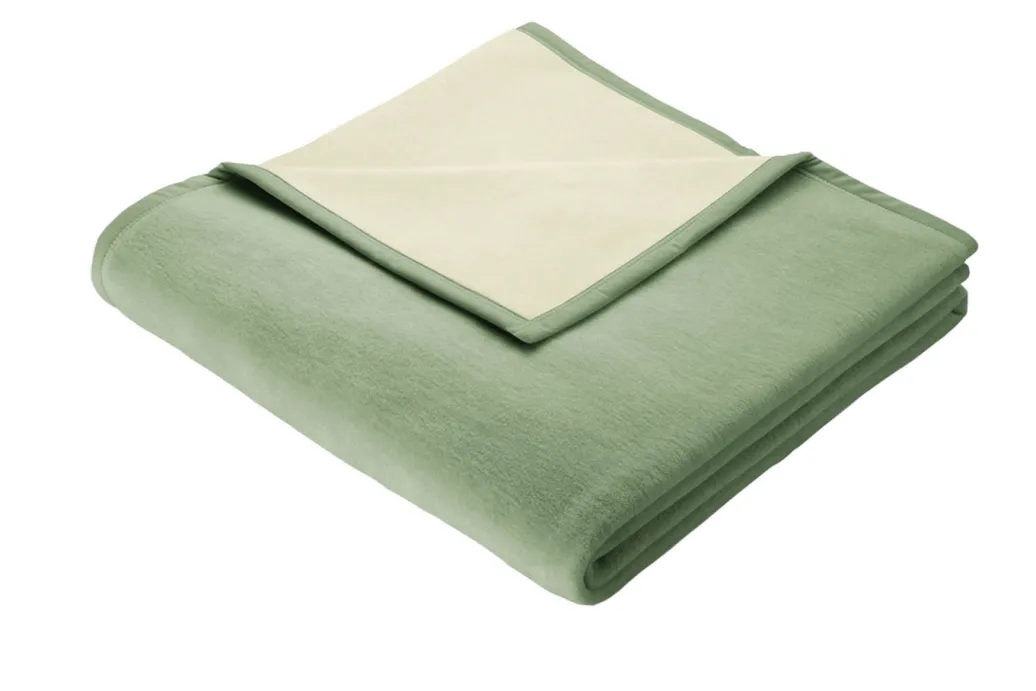 BOCASA Heimtextilien>Schlafdecke mit Veloursbandeinfassung