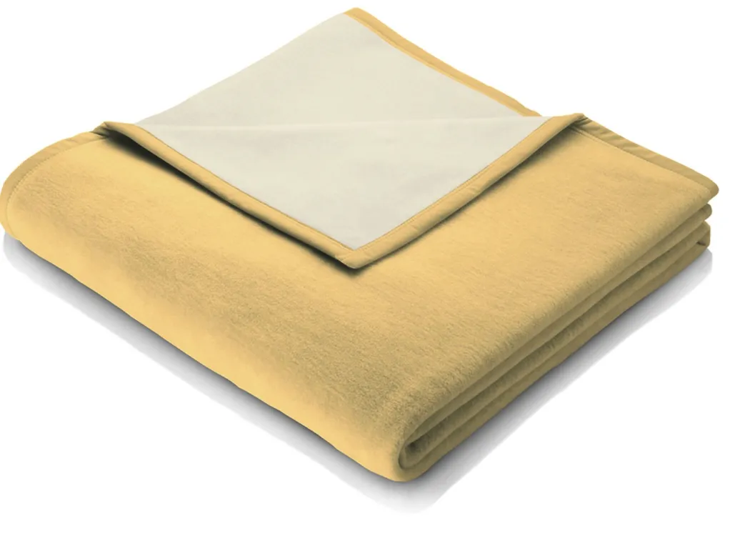 BOCASA Heimtextilien>Schlafdecke mit Veloursbandeinfassung