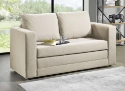 Möbel>Schlafsofa mit 2 großen, weichen Rückenkissen