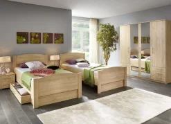 Möbel></noscript>Schlafzimmerprogramm mit Komfortbetten