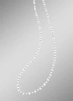 Damen-Goldschmuck>Schlichte Halskette in Weißgold