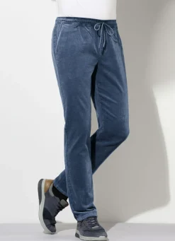Hosen>Schlupfcordhose mit Gummibund rundum in 3 Farben