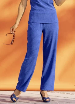 Laura Kent Hosen>Schlupfhose mit Eingriffstaschen ROYALBLAU