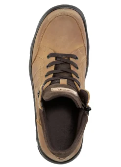 Herrenschuhe|Schuhe></noscript>Schnür-Boot aus Nubuk- und Veloursleder