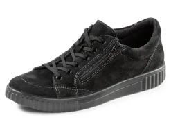 Schuhe|Damenschuhe>Schnürschuh aus hochwertigem Rind-Veloursleder