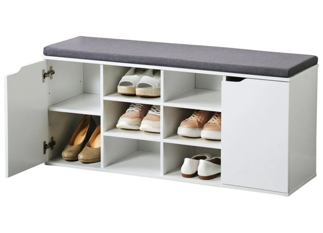 Möbel>Schuhbank mit Sitzkissen