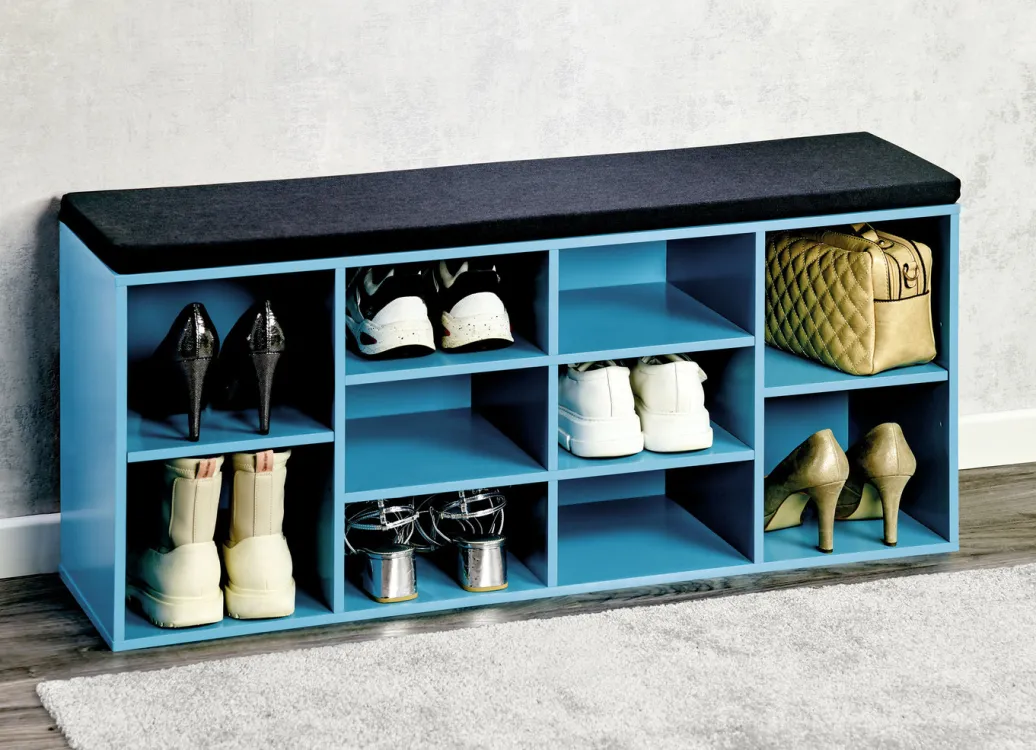 Möbel>Schuhbank mit Sitzkissen