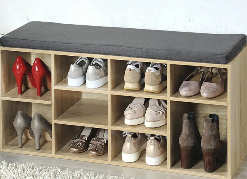 Möbel>Schuhbank mit Sitzkissen
