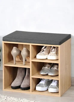 Möbel></noscript>Schuhbank mit Sitzkissen