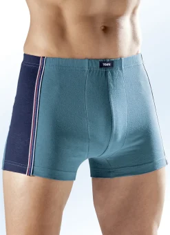 Wäsche|Herrenwäsche>Sechserpack Pants mit Dehnbund 1X PETROL, 1X GRAU MELIERT, 1X BORDEAUX, 3X MARINE