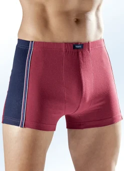 Wäsche|Herrenwäsche></noscript>Sechserpack Pants mit Dehnbund 1X PETROL, 1X GRAU MELIERT, 1X BORDEAUX, 3X MARINE